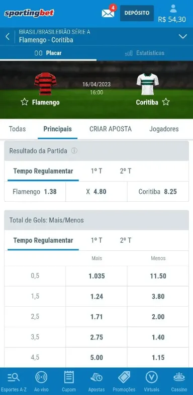 Sportingbet Screenshot